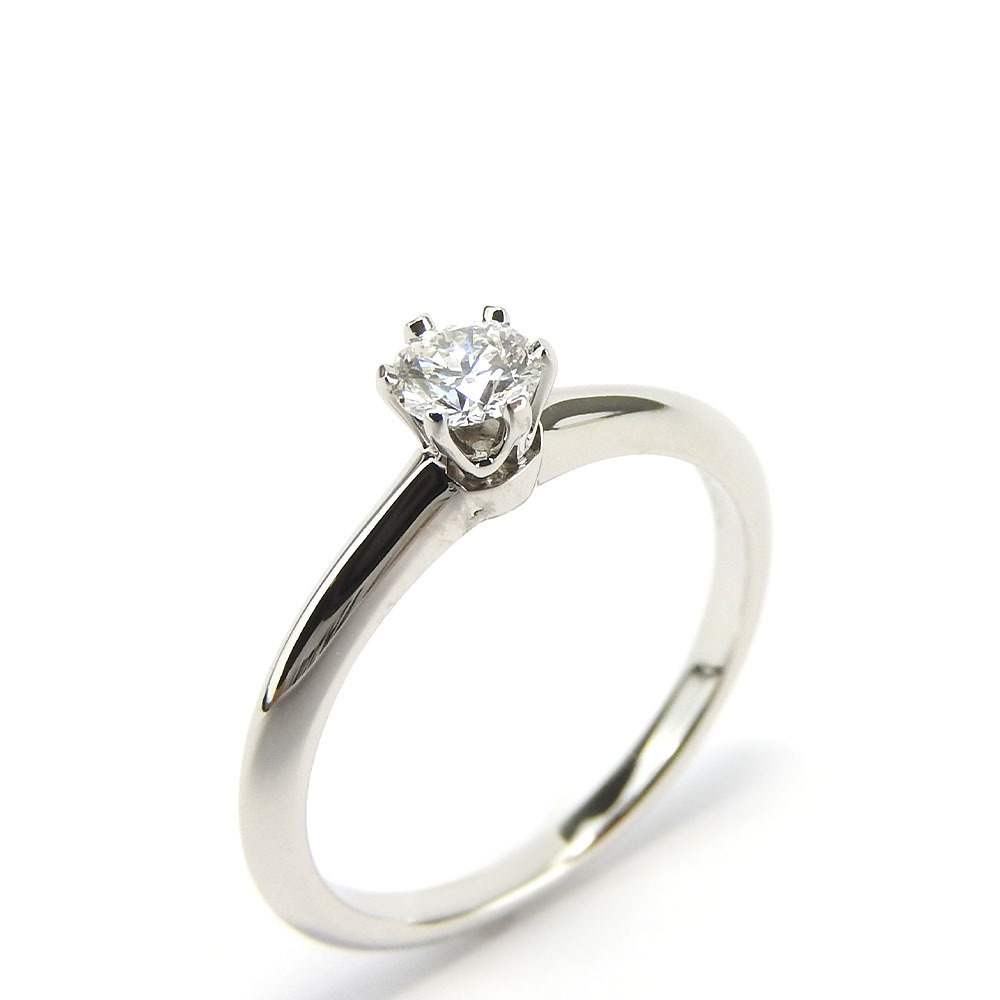 Tiffany & Co Tiffany & Co Pt950 Diamond Ring No. 10 Metal Ring